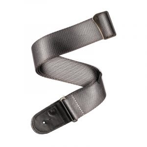 D'Addario PREMIUM WOVEN STRAP - Silver