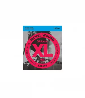 D'Addario 12/54 XL Nickel Wound Electric Guitar Strings, Heavy