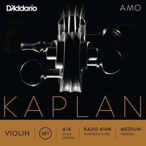 KAPLAN AMO VIOLIN STRING SETString Set, 4/4 Scale, Medium Tension