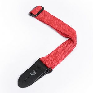 D'Addario POLYPROPYLENE UKULELE STRAP - Red