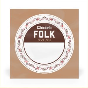 D'Addario SINGLE CLASSICAL / FOLK GUITAR SILVER WOUND 045 BALL END
