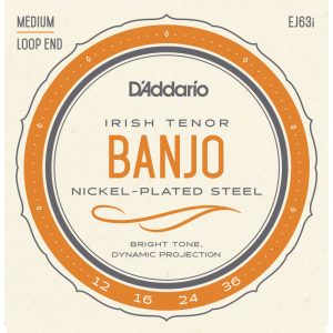 D'Addario EJ63i Nickel Irish Tenor Banjo Strings