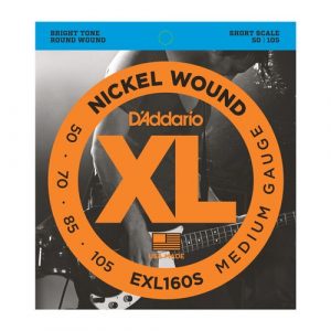 D'Addario 50-105 Medium Short Scale Bass Strings