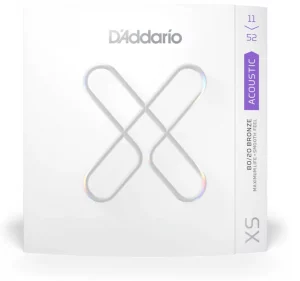 D'Addario 11-52 Custom Light, XS 80/20 Bronze Coated Acoustic Guitar Strings